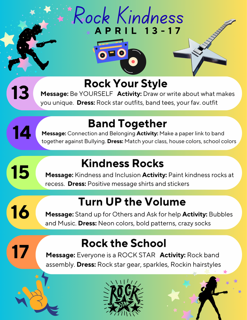 Hope Week Flyer of Events