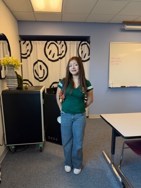 Esperanza Urcino who just finished her adult high school diploma