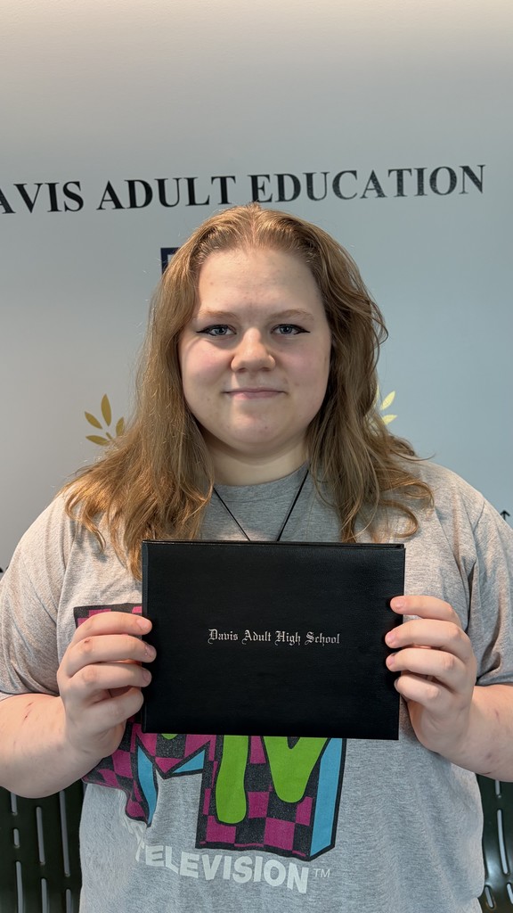 June Pectol who finished her adult high school diploma