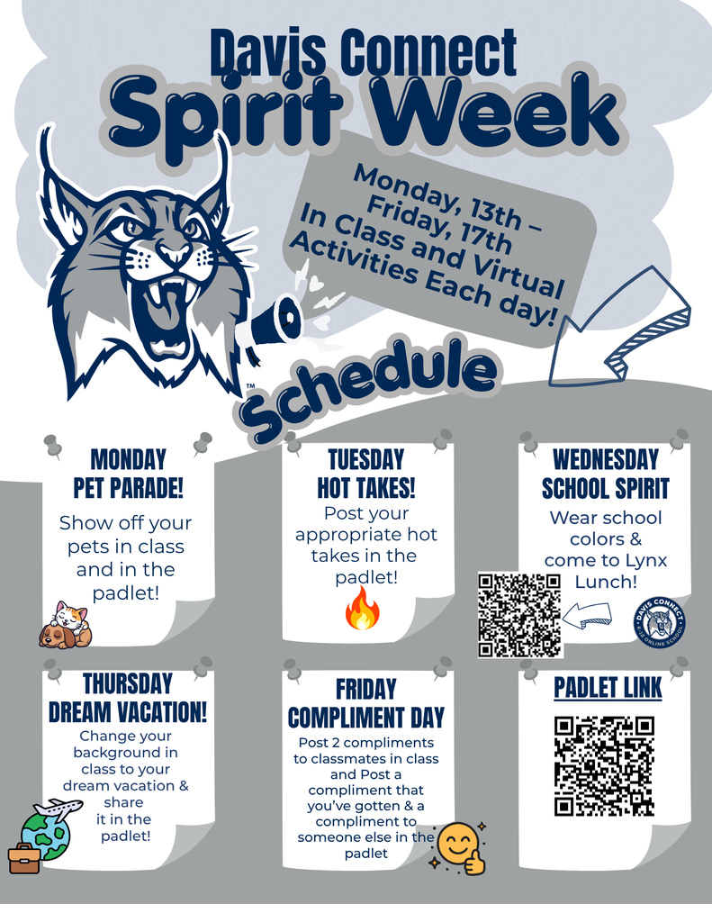 Spirit Week Activities 2026