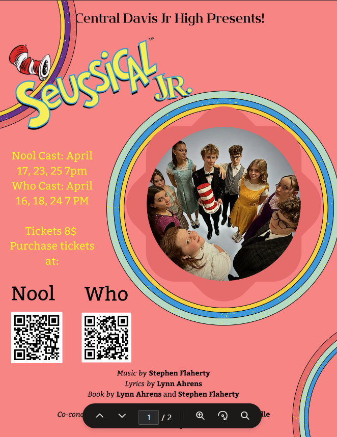 Seussical the Musical flyer