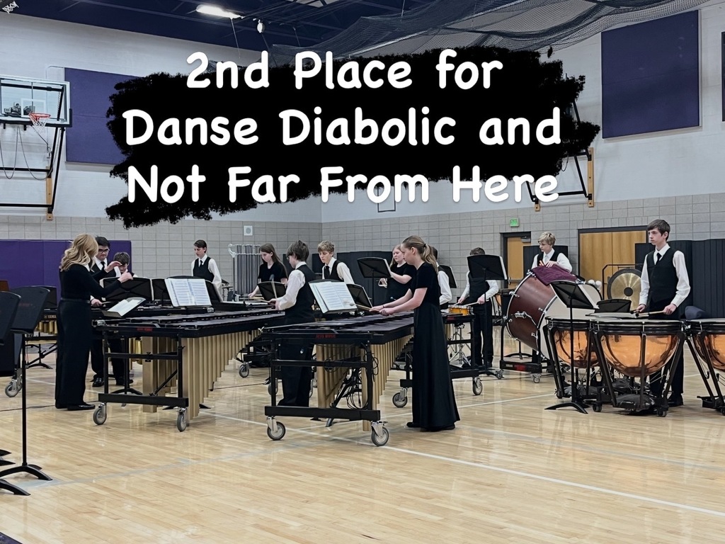 CDJH Percussusionist Students at a competition