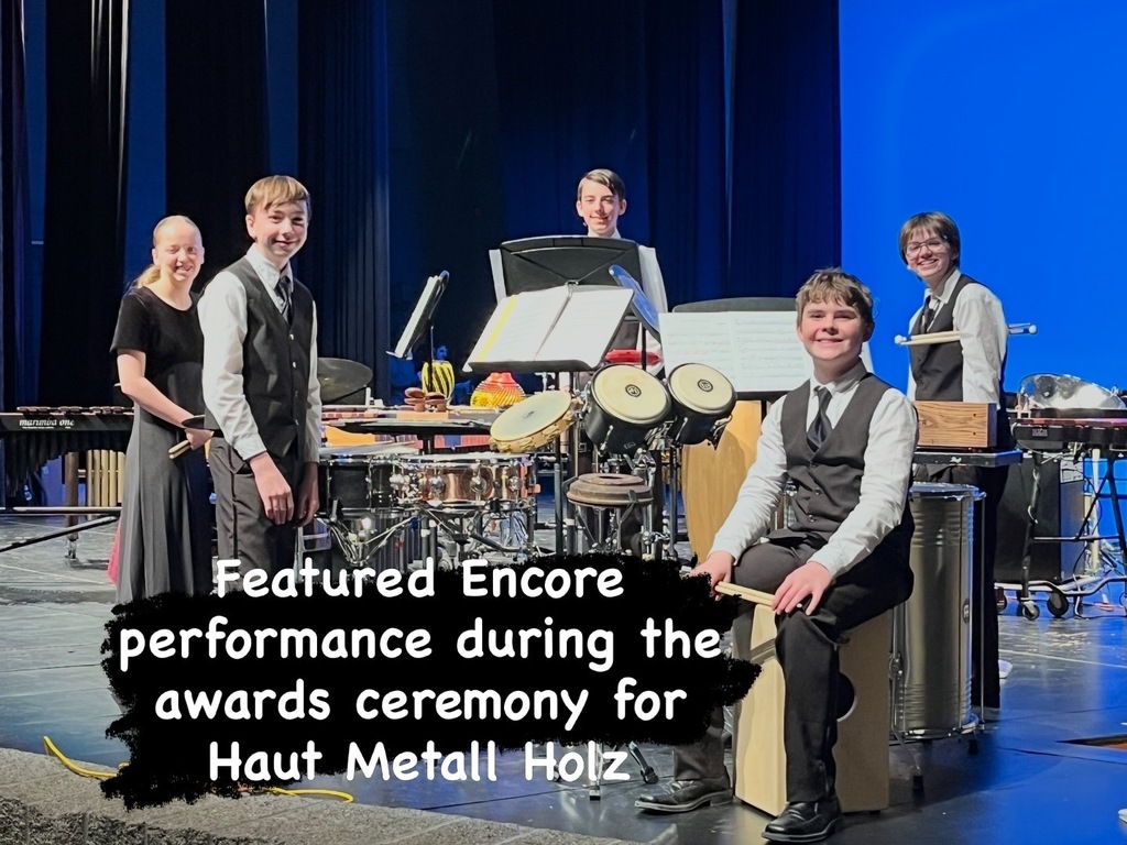 CDJH Percussusionist Students at a competition