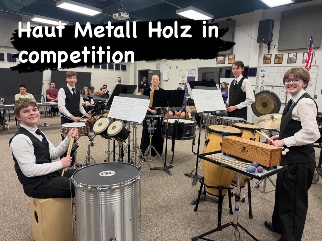 CDJH Percussusionist Students at a competition