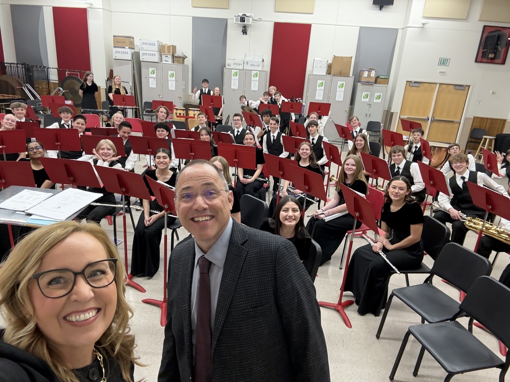 Band Students Ready to play music 