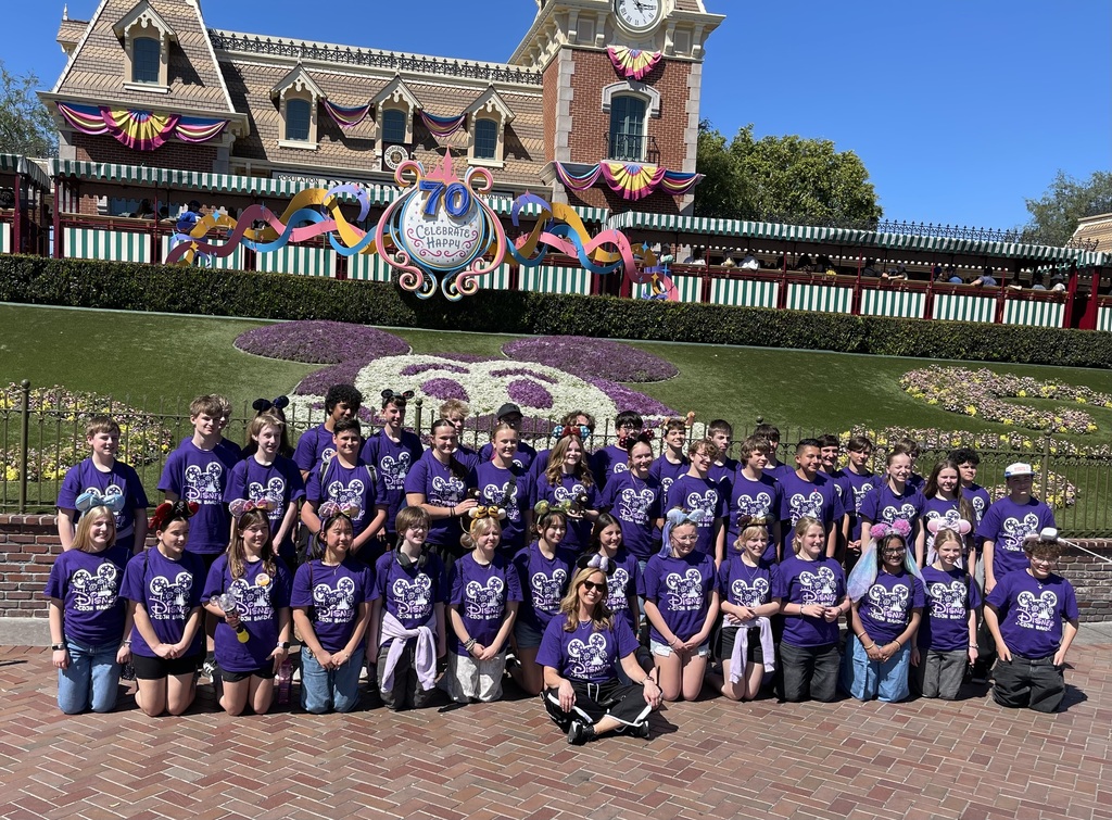 Band Students at Disneyland