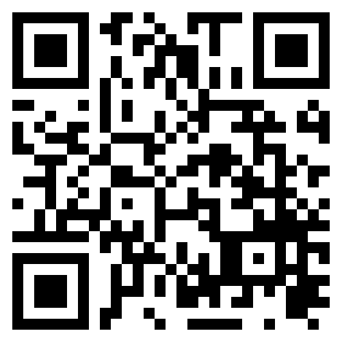 Black-and-white QR code that links to an online donation page for the school lunch debt fundraiser.