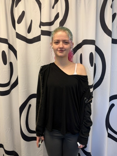 Kayden Wixon who finished her adult high school diploma