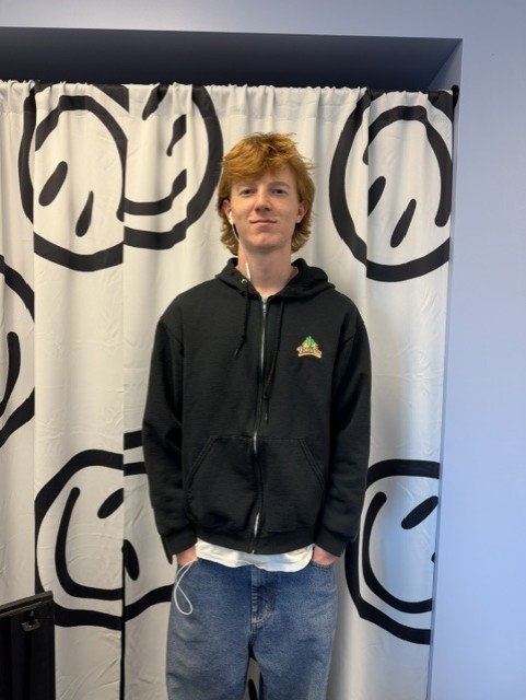 Cash Hatch who finished his adult high school diploma