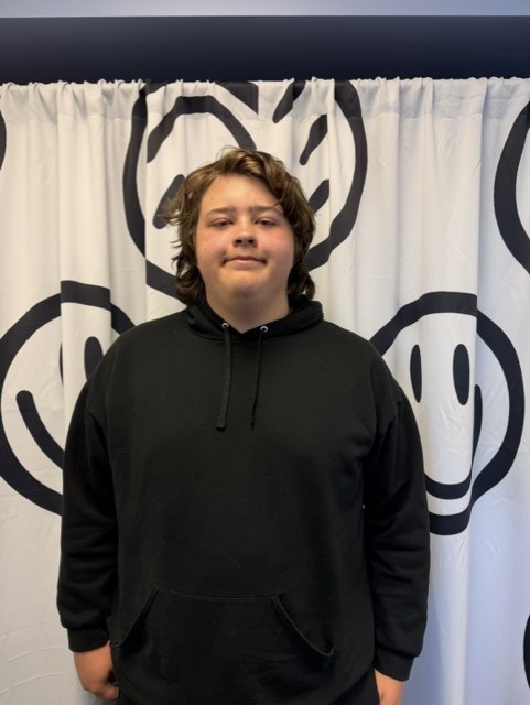 Elijah Hoyt who just finished his adult high school diploma