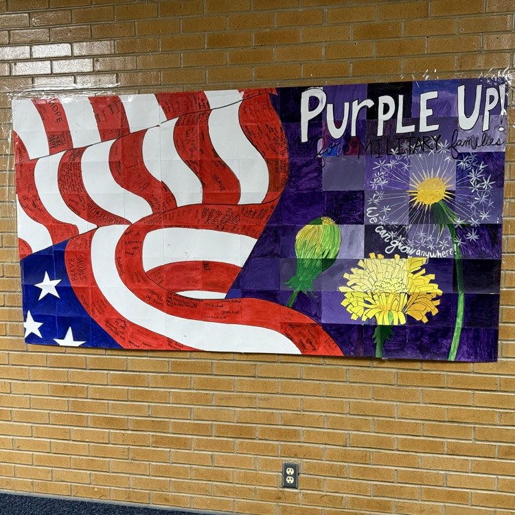purple up art