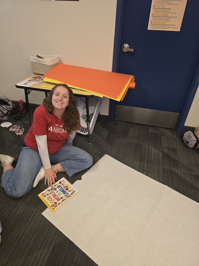 Mrs. Jill making hope squad poster