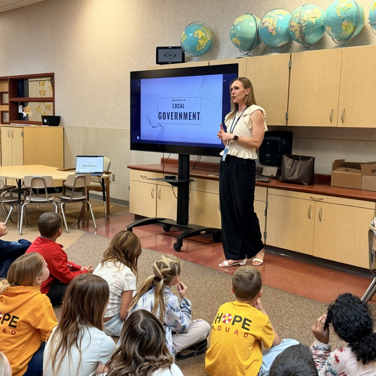 presentation to 4th graders 