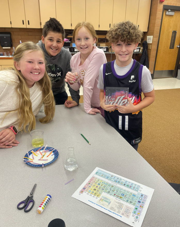 Students enjoying science