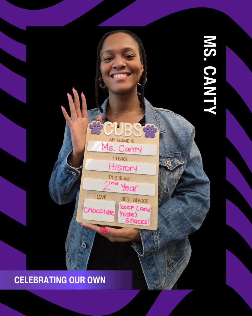 Spotlight photo, Ms. Canty