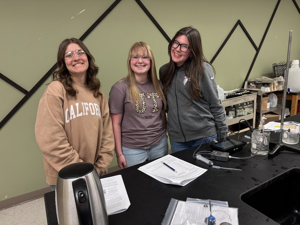 Students in the CHS Chemistry lab