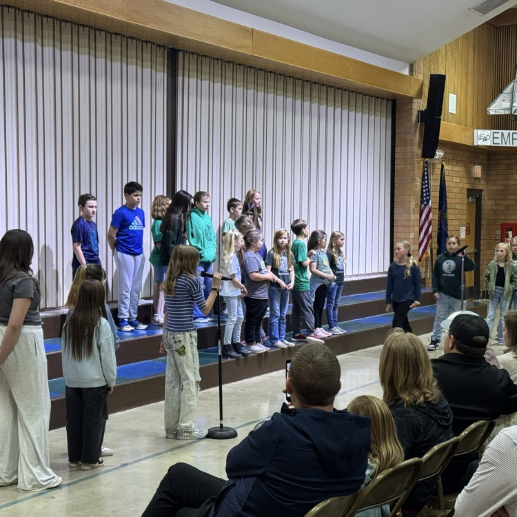 Children’s choir performing  