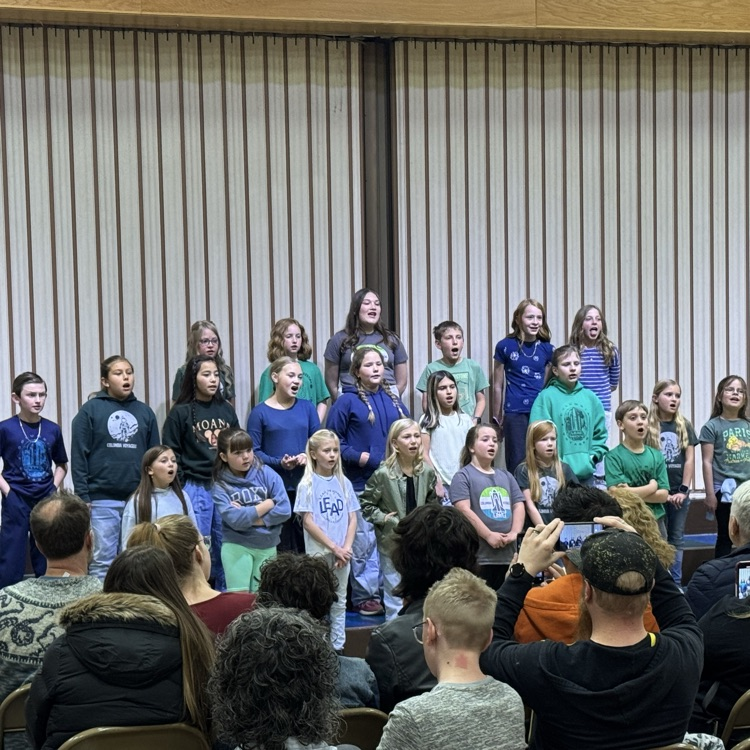 Children’s choir performing  