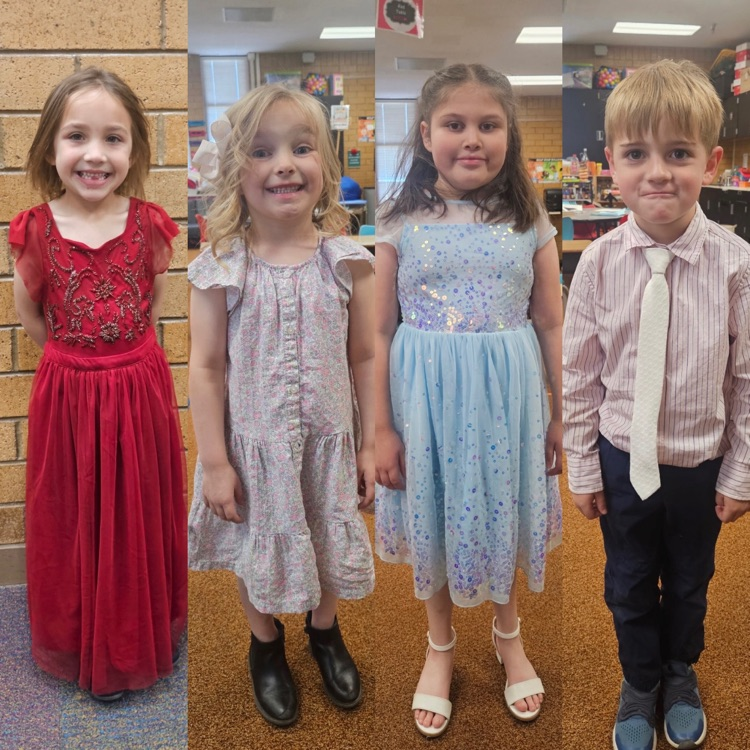 kindergarteners dressing up for the last day of teacher appreciation week 