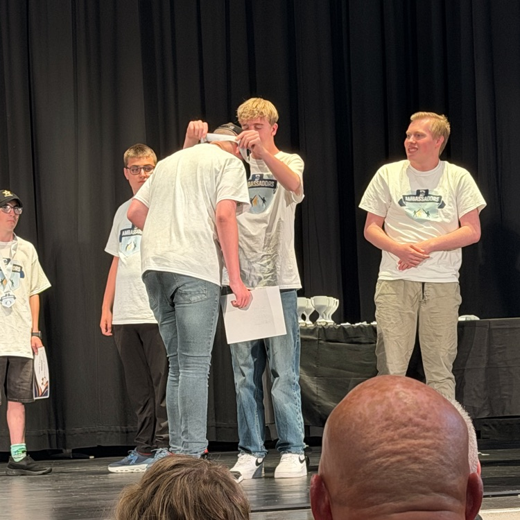 Corbin getting his award