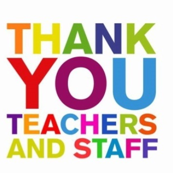 thank you teachers and staff