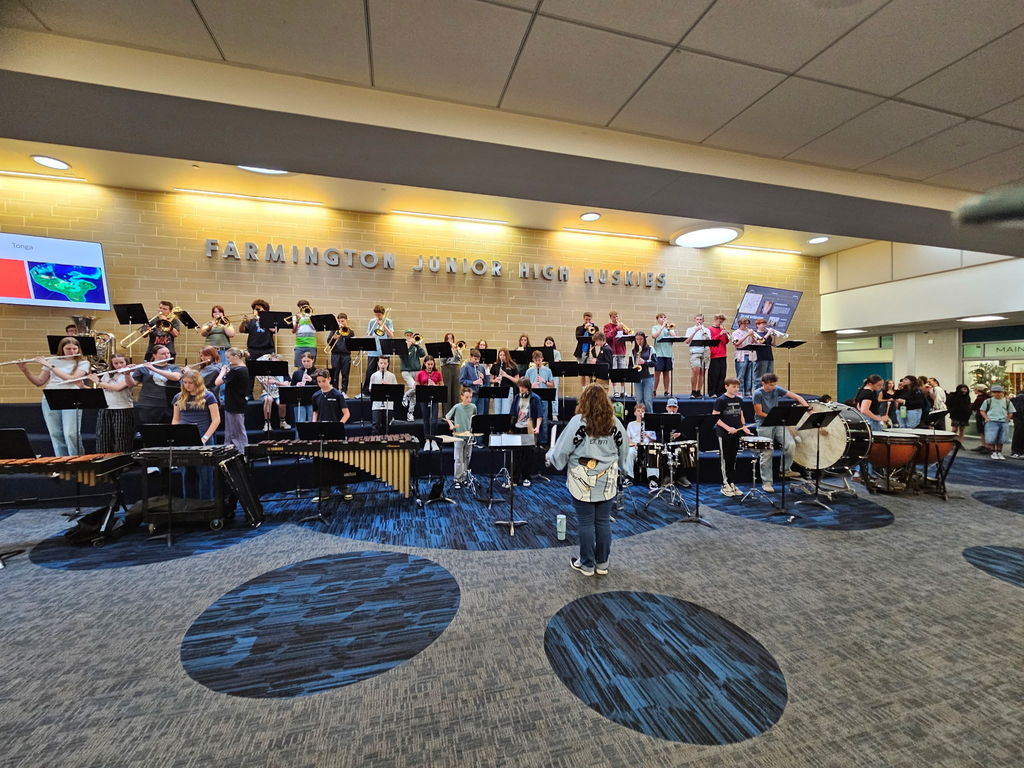 Honors Band playing Star Wars in the Commons for May thr 4th. 