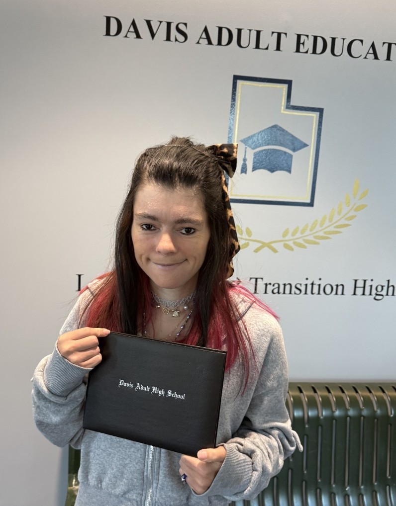 Roxanne Rodriquez finished adult high school