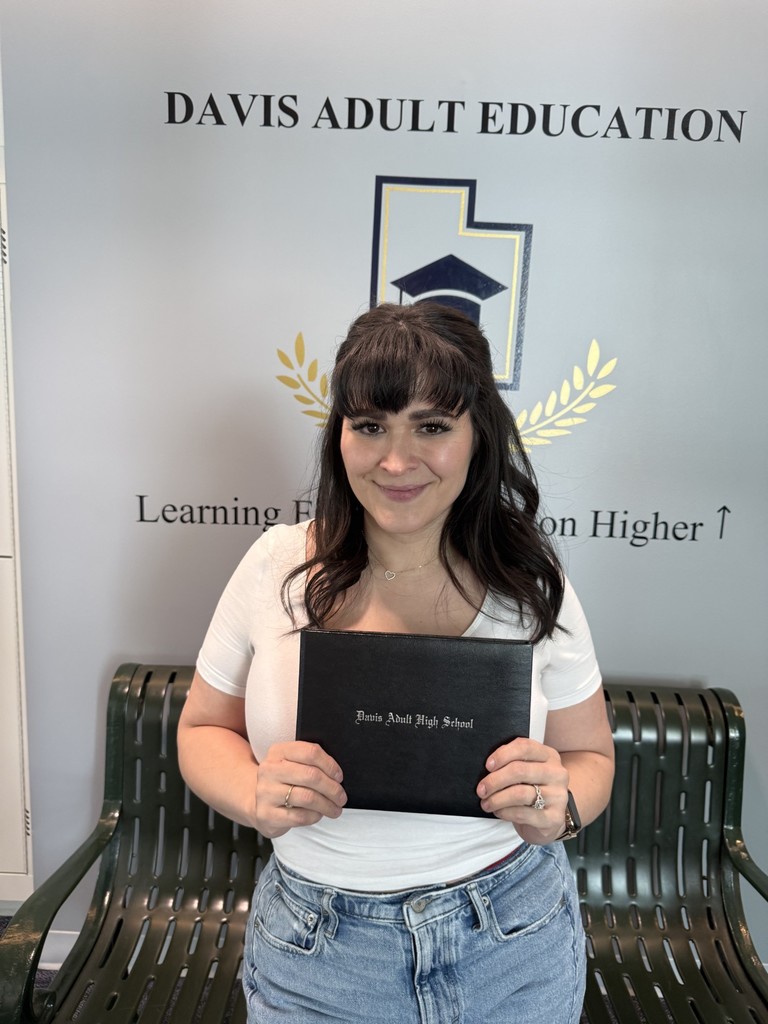 Laura Morgan who finished adult high school