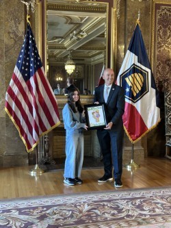 Picture with Governor  Cox