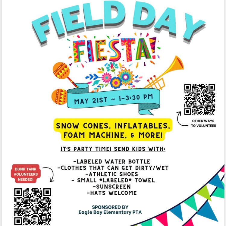 sponsored by Eagle Bay elementary PTA