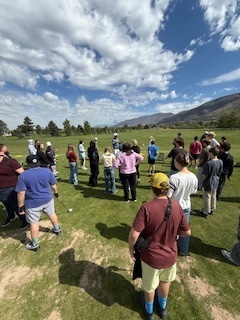 Unified Sports Team Playing golf