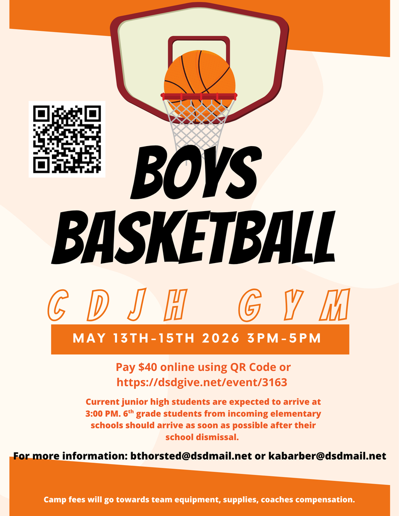 Boys Basketball Camp May 13-15 2026