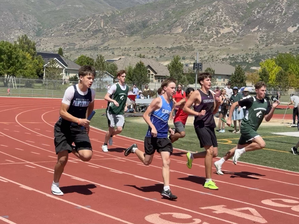 Two more FJH students in 4 x 100 relay. 