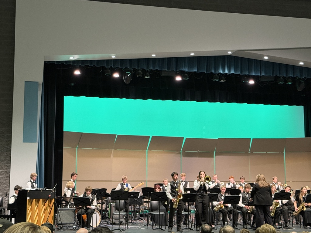 Advanced Jazz band performing. 