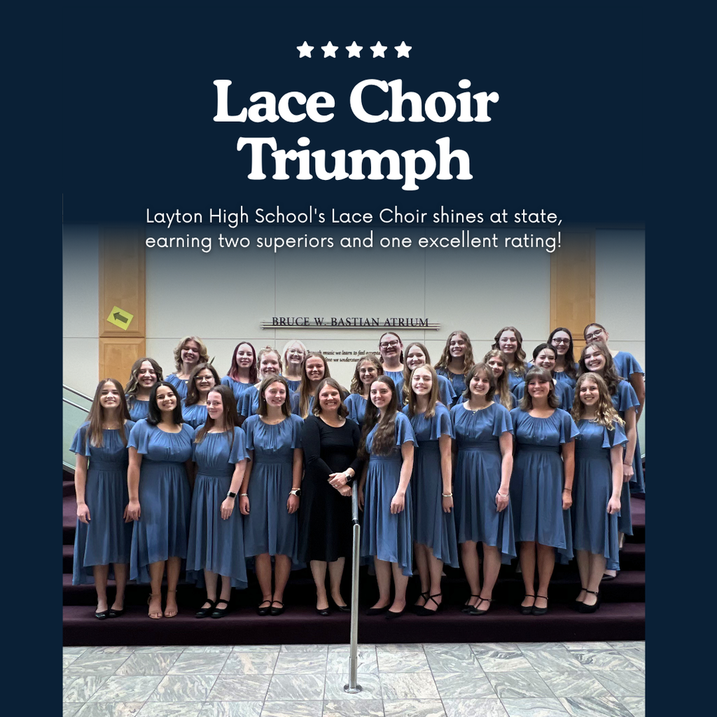 picture of Lace Choir at state after their performance
