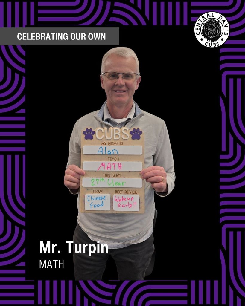 Spotlight photo, Mr. Turpin