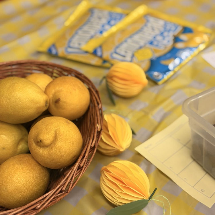 Making fresh Lemonade!