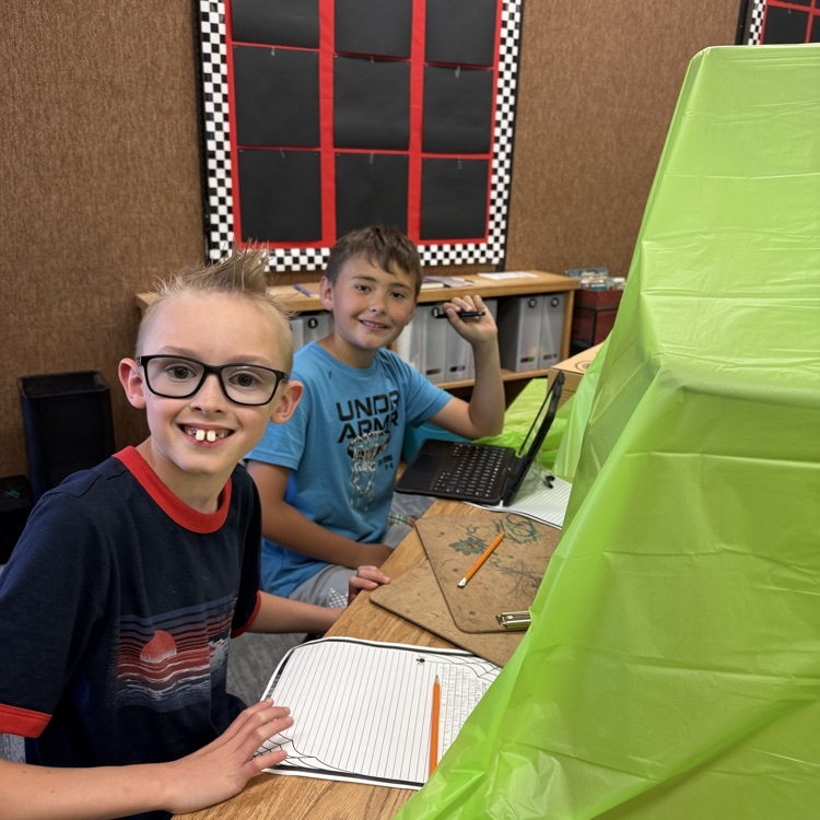 Camping in the classroom!