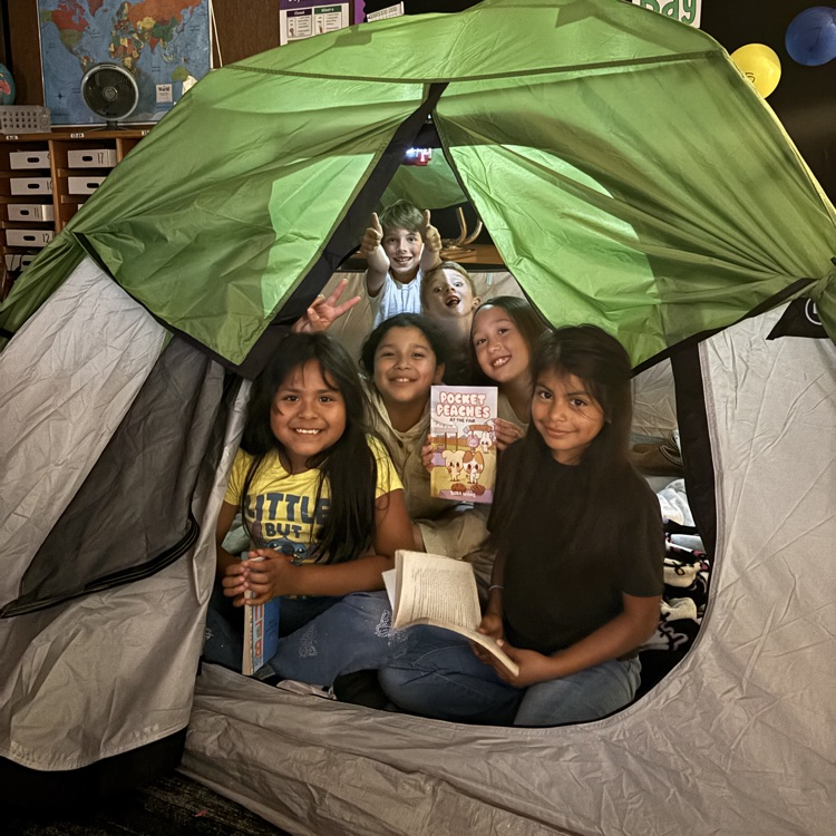 Camping in the classroom!