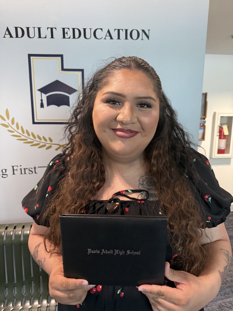 Cianna Myore who finished her adult high school