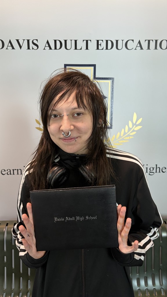 Alicia Newbold has finished her adult high school diploma