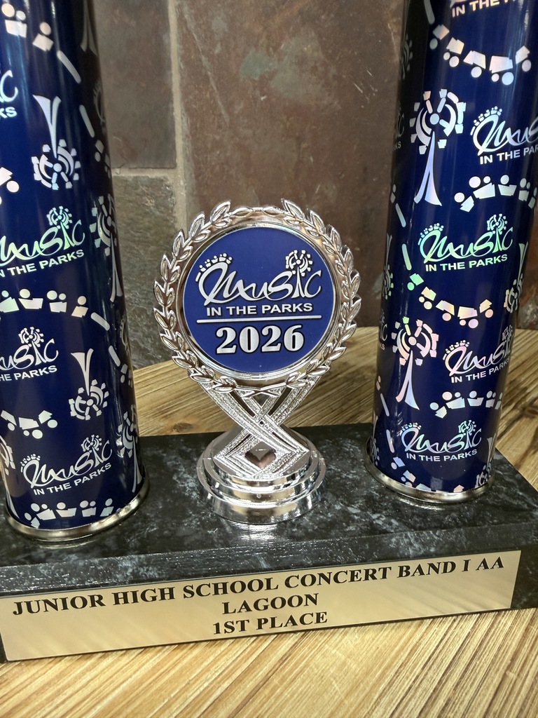 Closeup of trophy