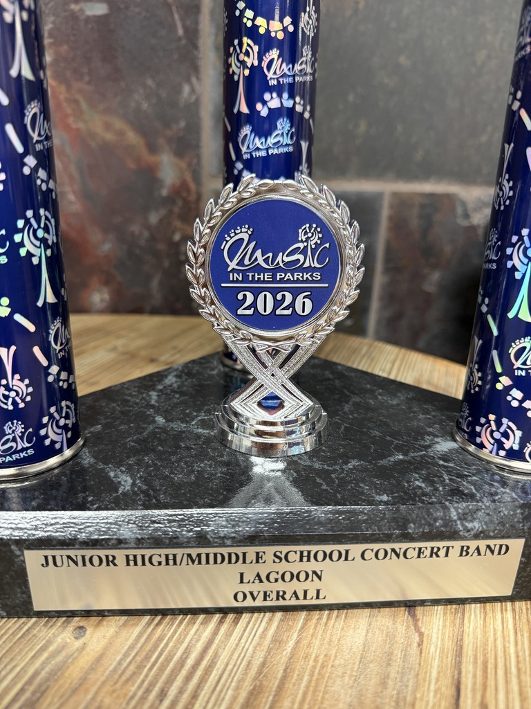 Closeup of trophy
