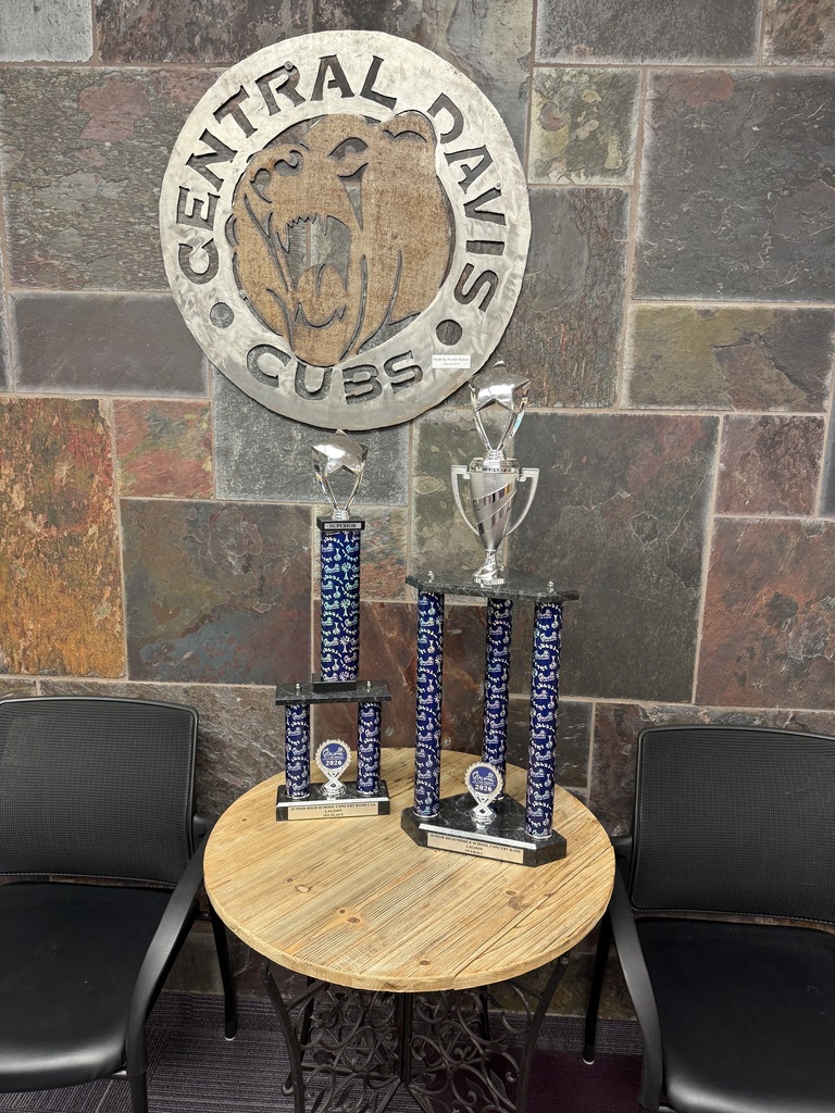 Concert Band Trophies in the main office