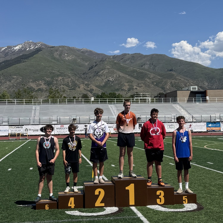 track athlete at the District Track Meet