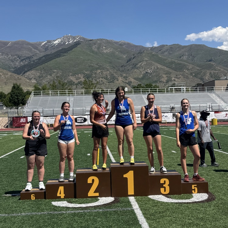 track athlete at the District Track Meet