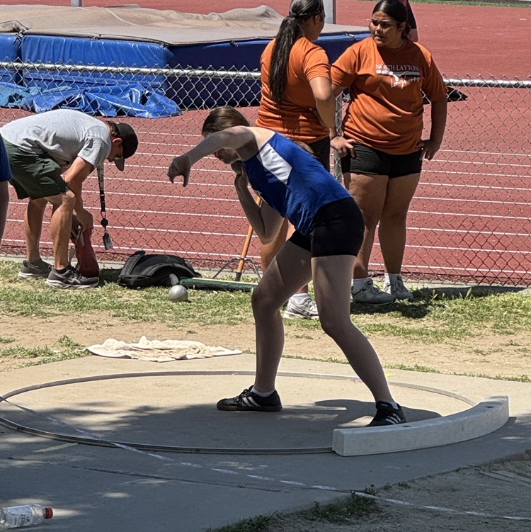 track athlete at the District Track Meet