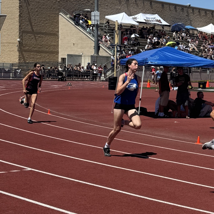 track athlete at the District Track Meet