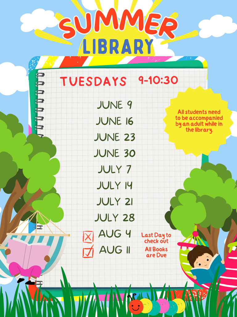 Summer Reading Hours