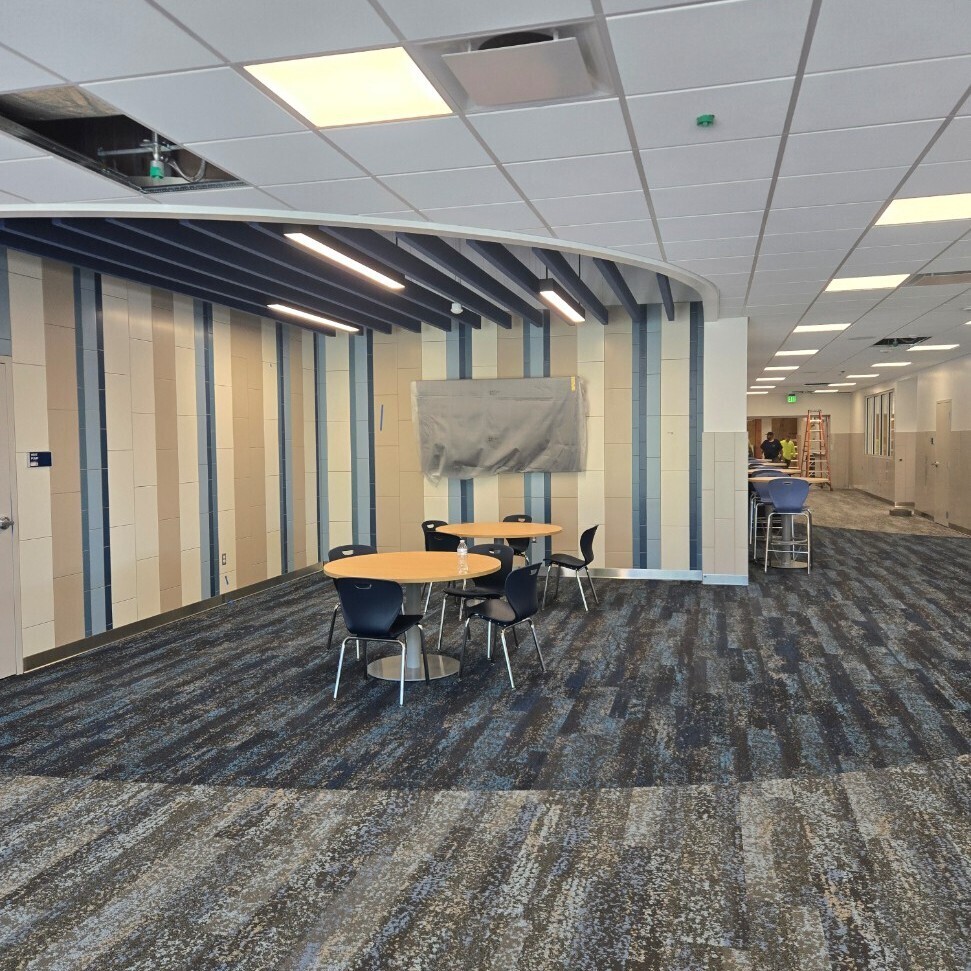 new common area and hallway